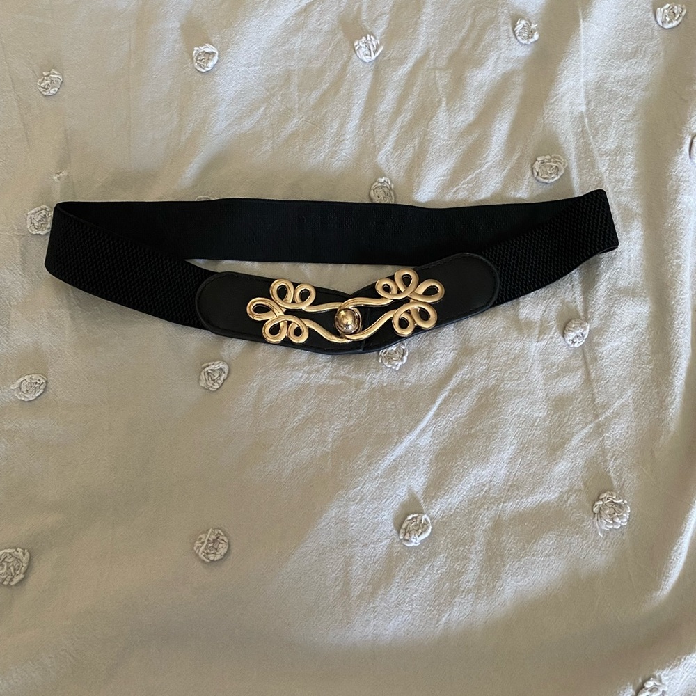NWT Black and Gold Belt